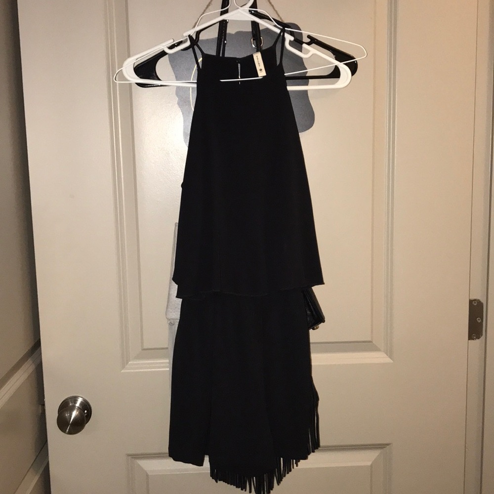 Black tank romper
